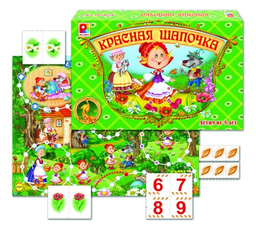 Красная шапочка - развивающая игра-ходилка