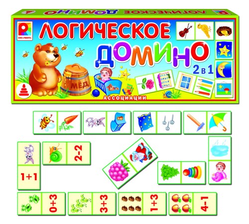 Логическое домино - Ассоциации: развивающая игра