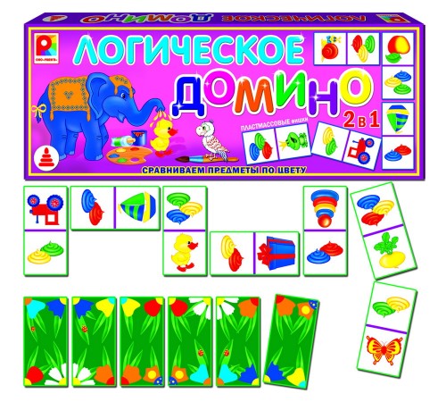 Логическое домино - Цвет: Развивающая игра