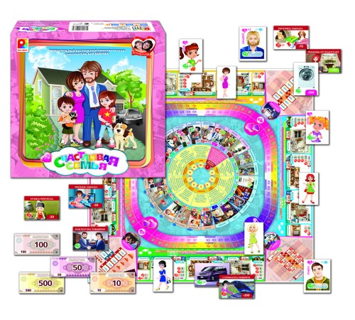 Счастливая семья — развивающая настольная игра