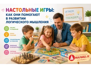 Настольные игры: как они помогают в развитии логического мышления